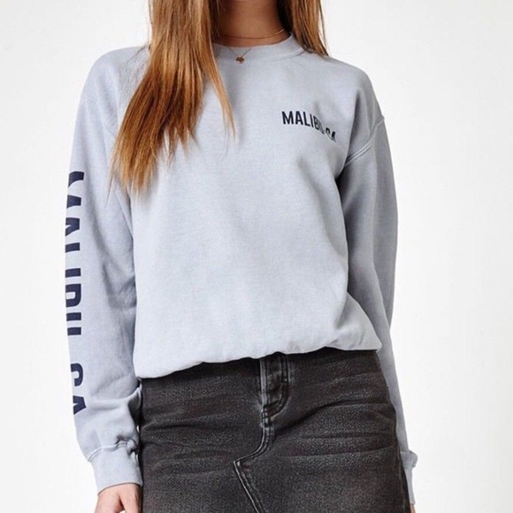 Brand new brandy Melville Erica Malibu CA Sweatshirt - Picture 2 of 5